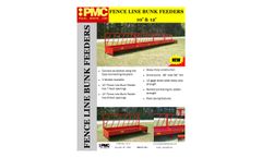 Pequea - Model PMC - Fence Line Feeders for Cattle - Brochure