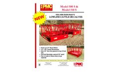 PMC - Model 500 S and 510 S - Bale Feeders - Brochure