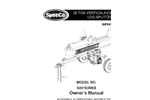 SpeeCo - Model 401628BB - Log Splitter - Manual