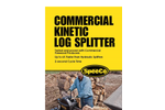 SpeeCo - Commercial Kinetic Log Splitter - Brochure