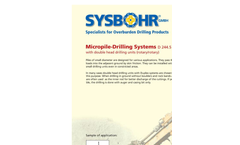 Model D115 - D200 - Auger Drillings Systems Brochure