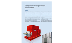 Koncar - Compact Brushless Generators for Small HPP Brochure