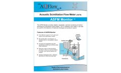 ASL-AQFlow - Model ASFM - Acoustic Scintillation Flow Monitor - Brochure