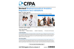 2-Day Biopharmaceutical Analytics: Regulations and Validations  Accredited Training Brochure