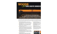 Woods - Model S12ED - Flail Shredders - Introduction