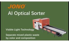 0:00 / 0:35 JONO - AI optical sorter presenting (Plastic separation & recycling)  - Video