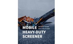 JONO - Model MZS Series - Mobile Tracked Heavy Duty Screener