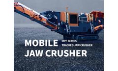 JONO - Model MPF Series - Mobile Tracked Jaw Crusher