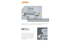 JONO - Model Aries1200 - ARIES DOUBLE SHAFT SHREDDER