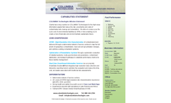 COLUMBIA Technologies Statement of Capabilities - Brochure