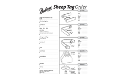 Sheep Tags Catalog
