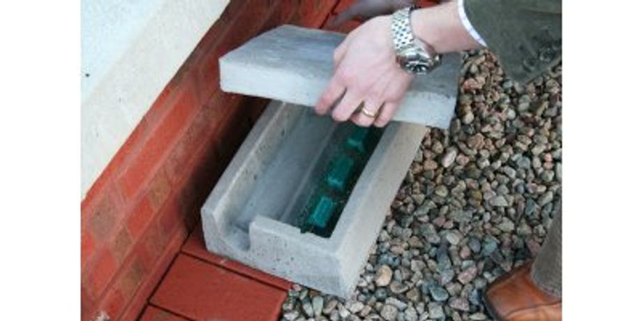 Lockable Precast Concrete Rat Bait Box-1