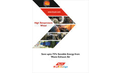 Bry-Air - High Temperature Heat Recovery Wheels  Brochure