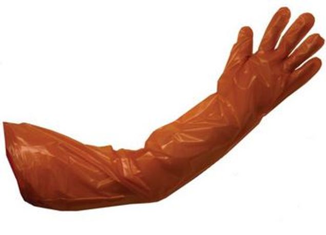 Senior Primary - Red Arm Full Length Shoulder Gloves