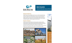 Biogas Sweetening Solutions - Brochure