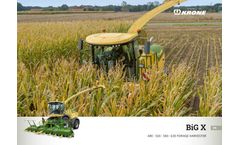 KRONE - Model BiG X 480 ?? 530 ?? 580 ?? 630 - Forage Harvesters - Brochure