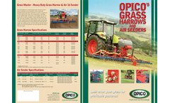 OPICO - Model Air 8E - Grass Seeders- Brochure
