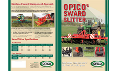 OPICO - Rigid Grassland Sward Slitter Brochure