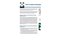 Rust on Augers and Gouges - Brochure
