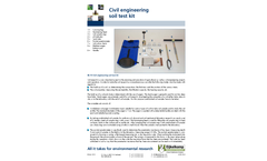 Eijkelkamp - Model 08.19 - Civil Engineering Soil Test Kit - Brochure
