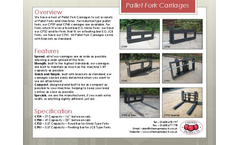 Model CP - Pallet Fork Carriages- Brochure
