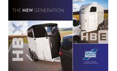 Ifor-Williams - Model HBX Range - Horsebox Trailers - Brochure