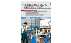 Porco - Slatted Floor Mixer for Pigsties-  Brochure