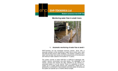 Small Rivers Water Flow Monitoring System Brochure