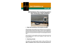 EHP-UMS - Ultrasonic Measurement Station  Brochure