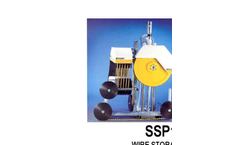 Model SSP15 - Wire Saw Systems- Brochure