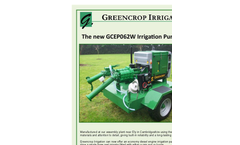 Model GCEP062W - Irrigation Pump Set Brochure