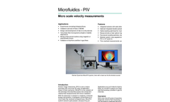 MicroPIV System - Velocity Measurements Brochure