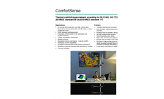 ComfortSense - Thermal Comfort Measurement System Brochure
