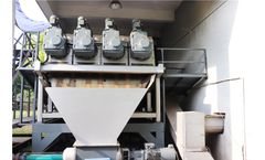 Techase multi plate screw press sludge dewatering machine - installation & commissioning - Video
