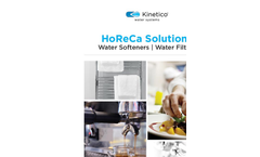 HoReCa Solutions - Water Softeners and Water Filters - Brochure