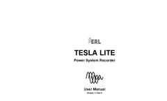 TESLA LITE - Power System Recorder - User Manual