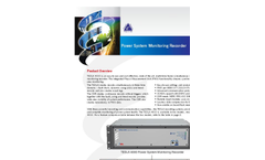 TESLA - Model 4000 - Power Monitoring Recorder System Brochure