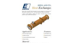 Enerfin - Shell and Tube Heat Exchanger Datasheet