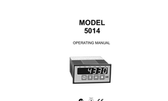 Instrotech - Model 5014 - Dynamometer Indicator Brochure