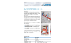 Direct Pendulum - Model GL - Inclination and Displacement Measuring Devices Brochure