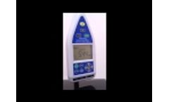 Class 1 Sound Level Meter ST-109 Data Record in SPL Mode - Video