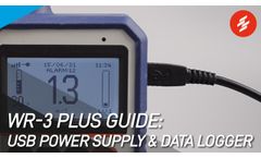 WR-3 Plus Guide: USB Power Supply and Data Logger