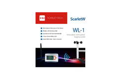 Scarlet - Model WL-11 - Wireless Wind Speed Data Logger Anemometer - Brochure