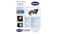 ESS - Model EPS-5 - Hand-Held Agriculture Sprayer - Brochure