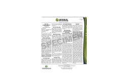 Avail - Phosphorus Fertilizer Enhancer Brochure