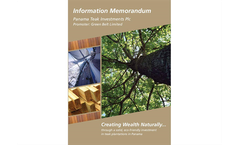 Panama Teak Information Memo Brochure