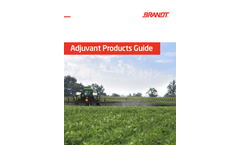Adjuvants - Spray Applications Brochure