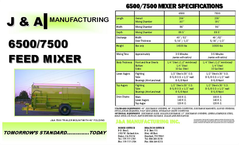 J&A - Model 6500/7500 - Feed-Mixer - Brochure