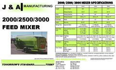 J&A - Model 2000/2500/3000 - Horizontal Feed Mixers - Brochure