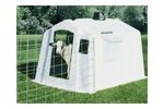 PolyDome - Model PD-1010 - Poly Square Big Foot Calf Nursery White
